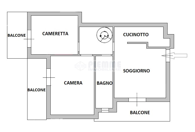 PLANIMETRIA ABITAZIONE -