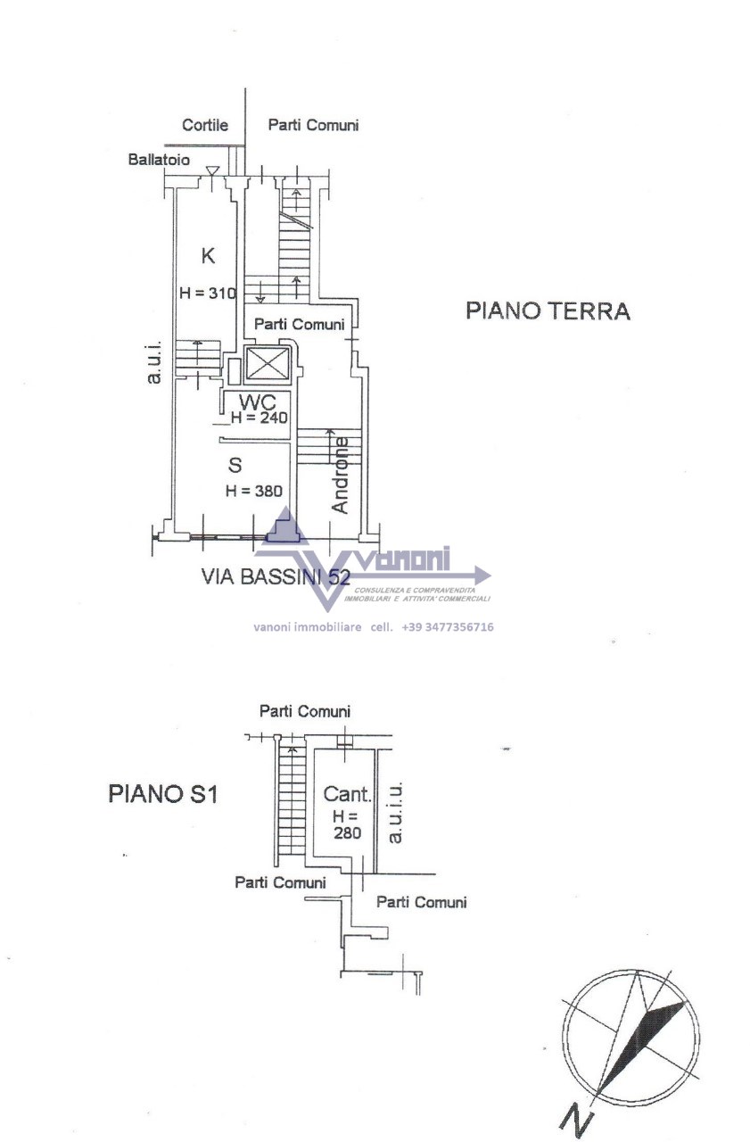 Ritaglio Planimetria