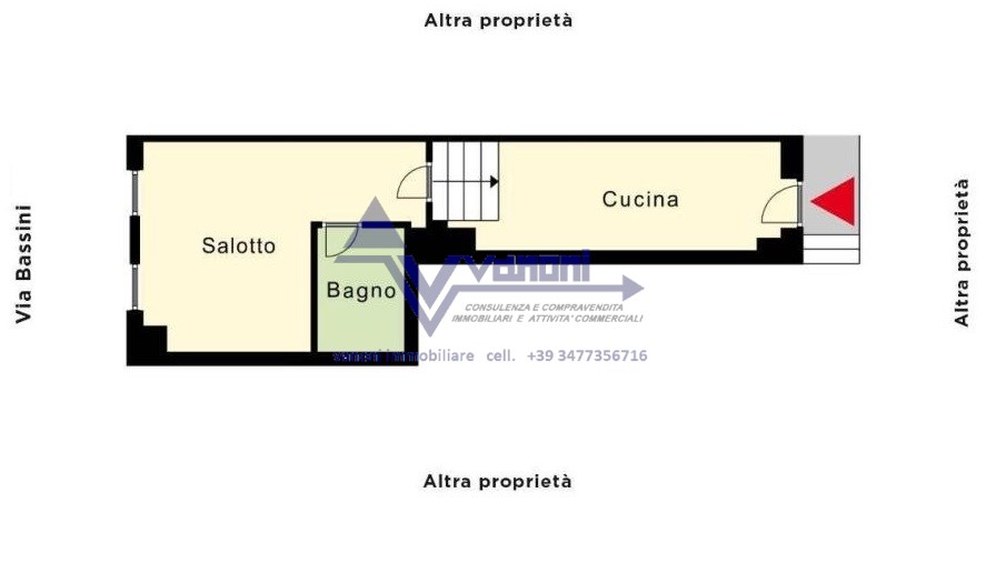 Planimetria colorata a