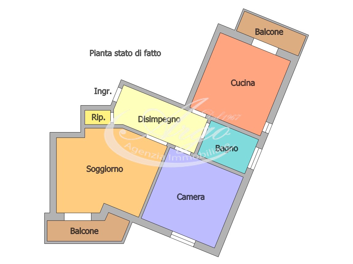 COD 1210 - Planimetria - Stato di fatto