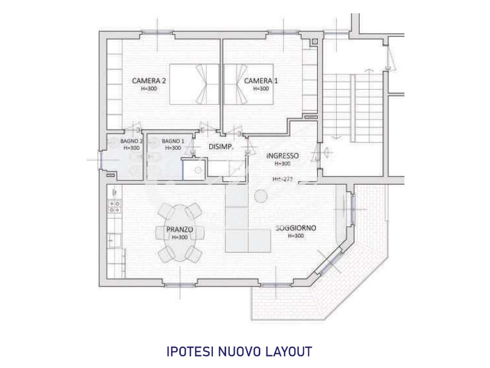 Ipotesi nuovo layout