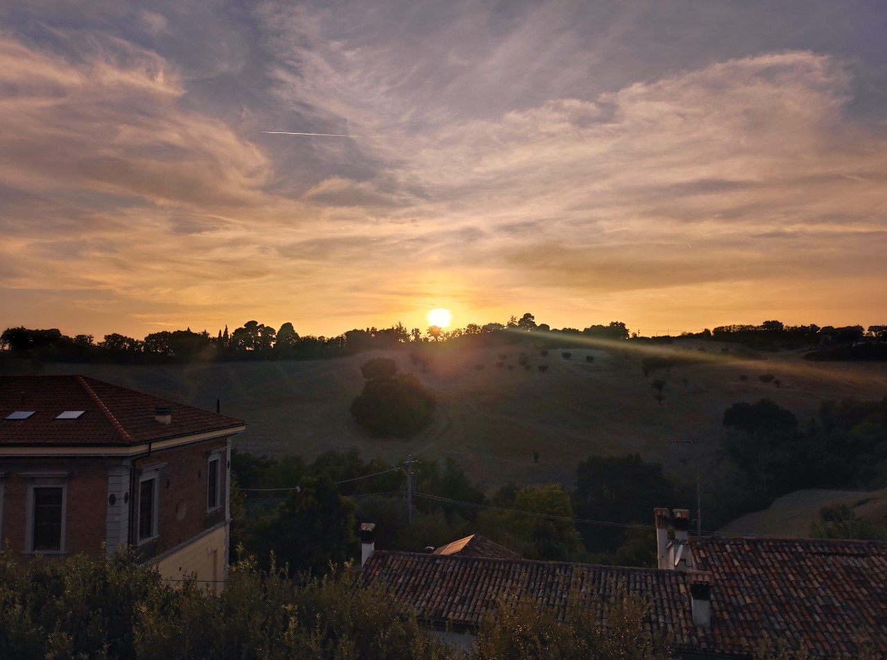 TRAMONTO DAL BALCONE